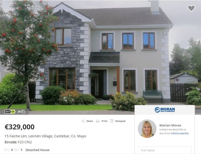 house hunting 4 bed mayo